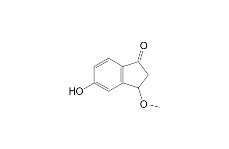 5-Hydroxy-3-methoxy-2,3-dihydro-1H-inden-1-one