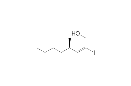 (E,4R)-2-iodanyl-4-methyl-oct-2-en-1-ol