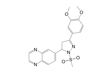 quinoxaline, 6-[3-(3,4-dimethoxyphenyl)-4,5-dihydro-1-(methylsulfonyl)-1H-pyrazol-5-yl]-