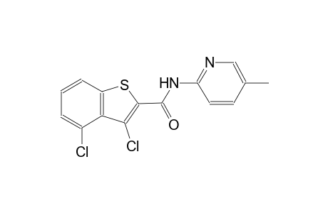 3,4-dichloro-N-(5-methyl-2-pyridinyl)-1-benzothiophene-2-carboxamide