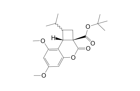 tert-Butyl rel(1R,2aR,8S)/rel(1R,2aS,8R)-1,8b-Dihydro-6,8-dimethoxy-1-(1-methylethyl)-3-oxo-2H-benzo[b]cyclobuta[d]pyran-2a(3H)-carboxylate