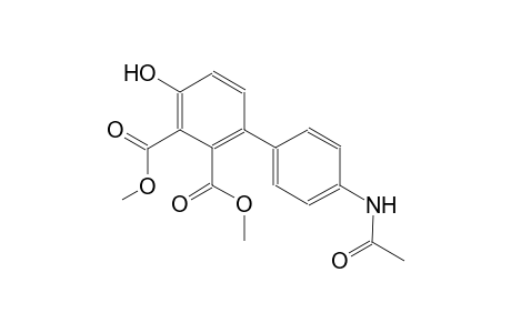 dimethyl 4'-(acetylamino)-4-hydroxy[1,1'-biphenyl]-2,3-dicarboxylate