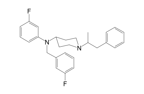 N-3-Fluorobenzyl-N-3-fluorophenyl-1-(1-phenylpropan-2-yl)piperidin-4-amine