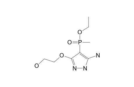 [5-AMINO-3-(2-HYDROXYETHOXY)-1H-PYRAZOL-4-YL]-(METHYL)-PHOSPHINIC-ACID-ETHYLESTER