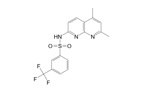Benzenesulfonamide, N-(5,7-dimethyl-1,8-naphthyridin-2-yl)-3-(trifluoromethyl)-