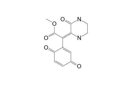 METHYL-(3',6'-DIOXOCYCLOHEXA-1',4'-DIENYL)-(3''-OXOPIPERAZIN-2''-YLIDENE)-ACETATE