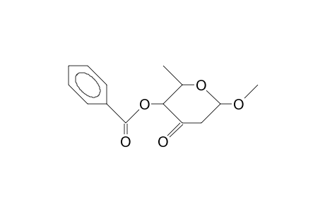 Methyl-4-O-benzoyl-2,6-dideoxy.beta.-threo-hexopyranosid-3-ulose