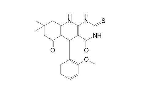 5-(2-methoxyphenyl)-8,8-dimethyl-2-thioxo-2,3,5,8,9,10-hexahydropyrimido[4,5-b]quinoline-4,6(1H,7H)-dione