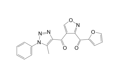 (3-(Furan-2-carbonyl)isoxazol-4-yl)(5-methyl-1-phenyl-1H-1,2,3-triazol-4-yl)methanone
