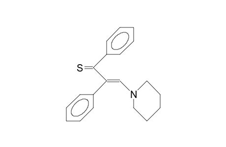 2,3-Diphenyl-1-piperidino-propenethione-3