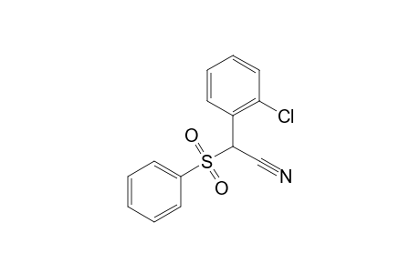 2-(2-Chlorophenyl)-2-(phenylsulfonyl)ethanenitrile