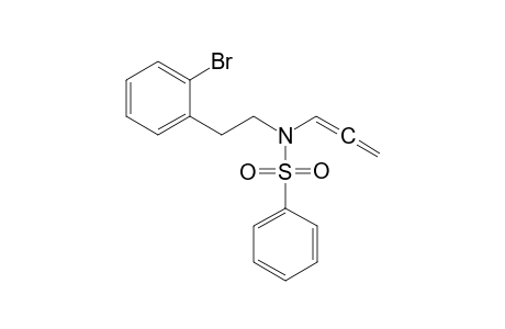 N-[2-(2-Bromo-phenyl)-ethyl]-N-propa-1,2-dienyl-benzenesulfonamide