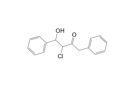 2-Butanone, 3-chloro-4-hydroxy-1,4-diphenyl-