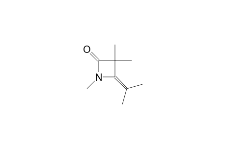 2-Azetidinone, 1,3,3-trimethyl-4-(1-methylethylidene)-