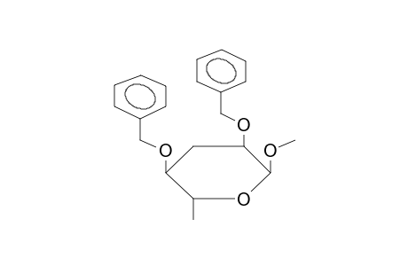 METHYL 2,4-DI-O-BENZYL-3,6-DIDEOXY-ALPHA-D-RIBOHEXOPYRANOSIDE