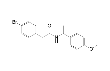 2-(4-bromophenyl)-N-[1-(4-methoxyphenyl)ethyl]acetamide