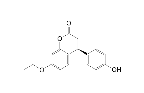 (4S/4R)-7-Ethoxy-4-(4-hydroxyphenyl)chroman-2-one