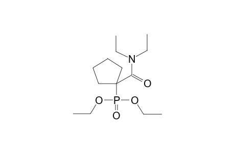 1-DIETHOXYPHOSPHORYL-1-CYCLOPENTANCARBOXYLIC ACID, DIETHYLAMIDE