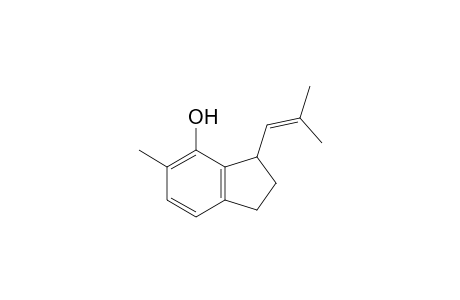 5-Methyl-3-(2-methylprop-1-enyl)indan-4-ol