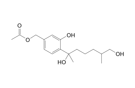 [4-(1,6-dihydroxy-1,5-dimethyl-hexyl)-3-hydroxy-phenyl]methyl acetate