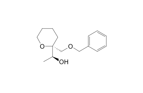 (1S)-1-[(2R)-2-(benzoxymethyl)tetrahydropyran-2-yl]ethanol