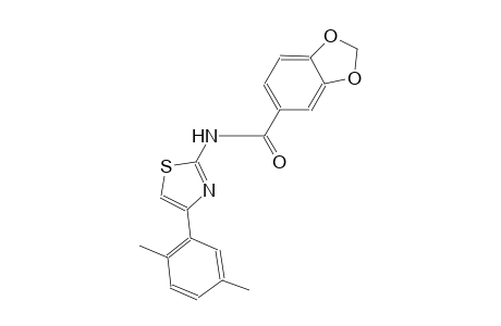 N-[4-(2,5-dimethylphenyl)-1,3-thiazol-2-yl]-1,3-benzodioxole-5-carboxamide