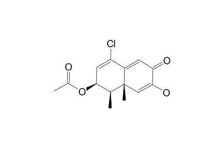 1-CHLORO-3-BETA-ACETOXY-7-HYDROXY-TRINOR-EREMOPHIL-1,6,9-TRIEN-8-ONE