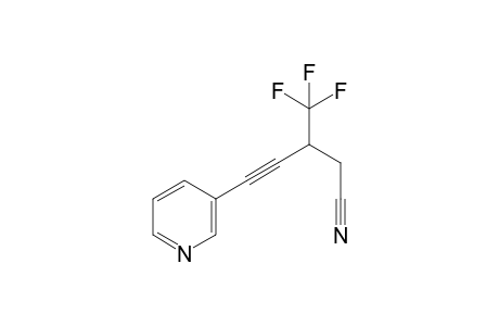 5-(Pyridin-3-yl)-3-(trifluoromethyl)pent-4-ynenitrile