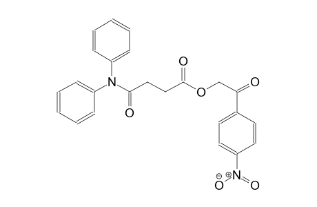 butanoic acid, 4-(diphenylamino)-4-oxo-, 2-(4-nitrophenyl)-2-oxoethyl ester