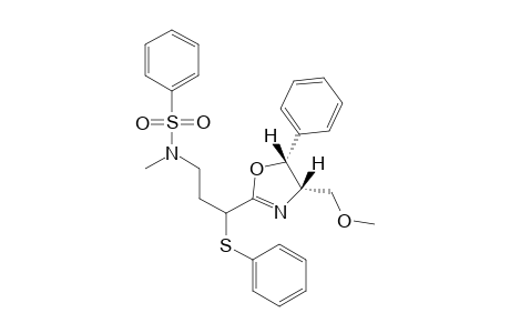 (4S,5R)-2-[3-(N-Benzenesulfonyl-N-methylamino)-1-phenylthiopropyl]-4-methoxymethyl-5-phenyl-1,3-oxazoline