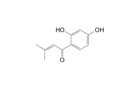 1-(2,4-dihydroxyphenyl)-3-methyl-2-buten-1-one