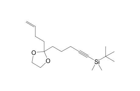 5-(2-but-3-enyl-1,3-dioxolan-2-yl)pent-1-ynyl-tert-butyl-dimethyl-silane