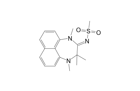 1,2,3,4-Tetrahydro-1,3,3,4-tetramethyl-2-[(1'-methylsulfonyl)imino]naphtho[1,8-ef]-1,4-diazepine