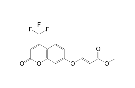 Methyl 2(E)-3-{[2-oxo-4- (trifluoromethyl) -2H-chromen-7-yl]oxy}acrylate