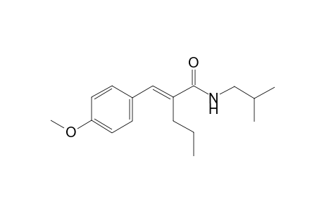 (E)-N-Isobutyl-2-(4-methoxybenzylidene)pentanamide