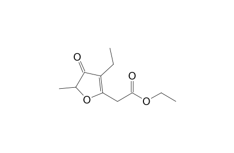 5-Ethoxycarbonylmethyl-4-ethyl-2-methyl-3(2H)furanone