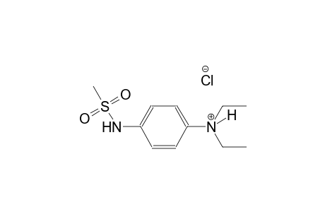 N,N-diethyl-4-[(methylsulfonyl)amino]benzenaminium chloride