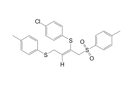 (Z)-2-[(p-chlorophenyl)thio]-1-(p-tolylsulfonyl)-4-(p-tolylthio)-2-butene