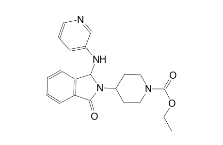 1-piperidinecarboxylic acid, 4-[1,3-dihydro-1-oxo-3-(3-pyridinylamino)-2H-isoindol-2-yl]-, ethyl ester
