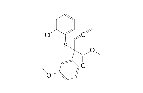 Methyl 2-(m-methoxy)phenyl-2-(2-Chloro-phenylsulfanyl)-3,4-pentadienoate