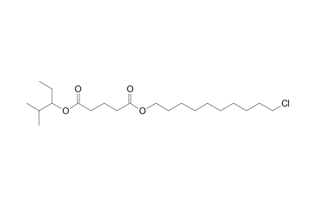 Glutaric acid, 2-methylpent-3-yl 10-chlorodecyl ester