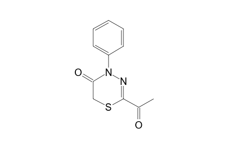2-ACETYL-4-PHENYL-6H-1,3,4-THIADIAZIN-5-ONE