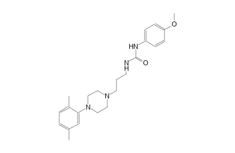 urea, N-[3-[4-(2,5-dimethylphenyl)-1-piperazinyl]propyl]-N'-(4-methoxyphenyl)-