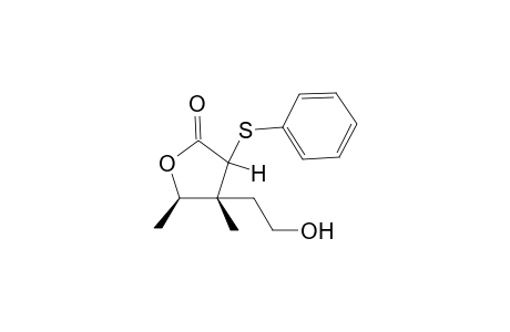 (3S/R,4R,5R)-4-(2-Hydroxyethyl-4,5-dimethyl-3-(phenylthio)-dihydrofuran-2-one