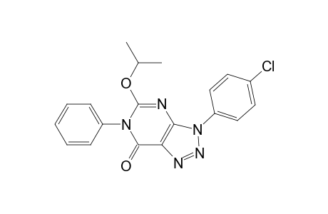 3-(4-Chlorophenyl)-6-phenyl-5-(iso-propoxy)-3,6-dihydro-7H-1,2,3-triazolo[4,5-d]pyrimidin-7-one