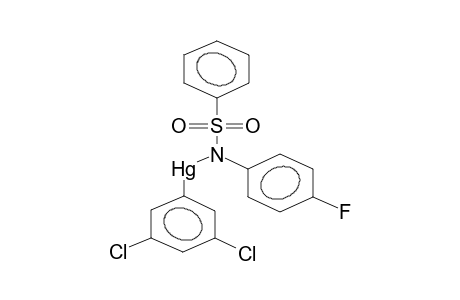 N-(3,5-DICHLOROPHENYLMERCURO)-N-(PARA-FLUOROPHENYL)BENZENSULPHONYLAMIDE