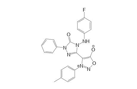 4-[4-(4-Fluorophenylamino)-5-oxo-1-phenyl-4,5-dihydro-1H-1,2,4-triazol-3-yl]-3-(4-methylphenyl)-sydnone