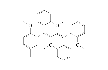 1-(6-methoxy-m-tolyl)-1,4,4-tris(o-methoxyphenyl)-1,3-butadiene