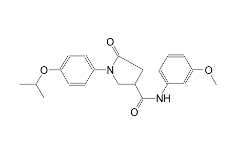 1-(4-Isopropoxyphenyl)-N-(3-methoxyphenyl)-5-oxo-3-pyrrolidinecarboxamide
