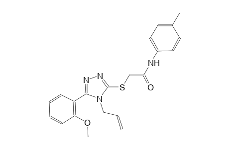 2-{[4-allyl-5-(2-methoxyphenyl)-4H-1,2,4-triazol-3-yl]sulfanyl}-N-(4-methylphenyl)acetamide
